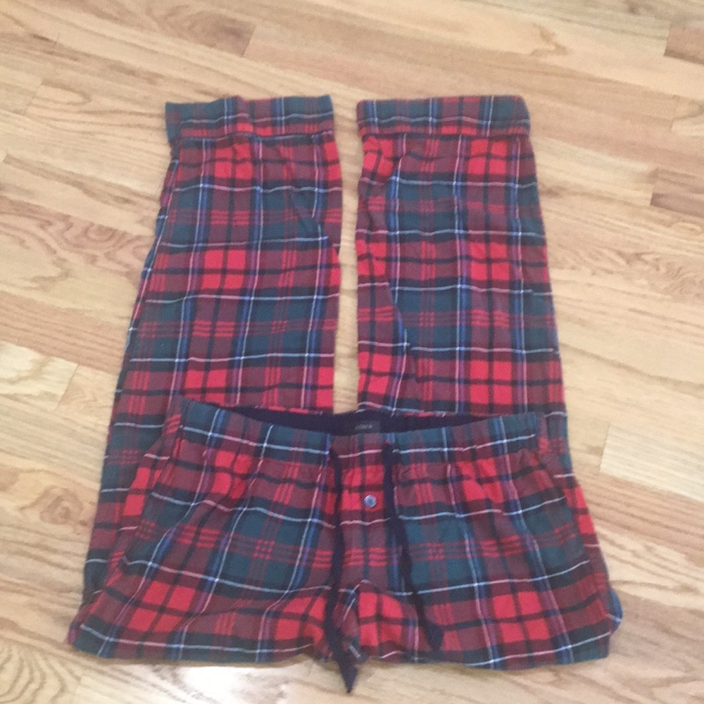 J.Crew plaid lounge pants